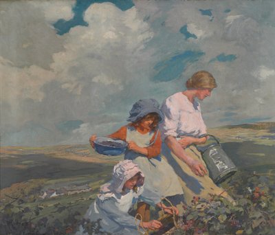 Blackberry Gathering by Elizabeth Adela Stanhope Forbes